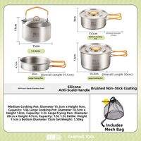 TanXianZhe | Portable Camping Water Boiler 304 Stainless Steel