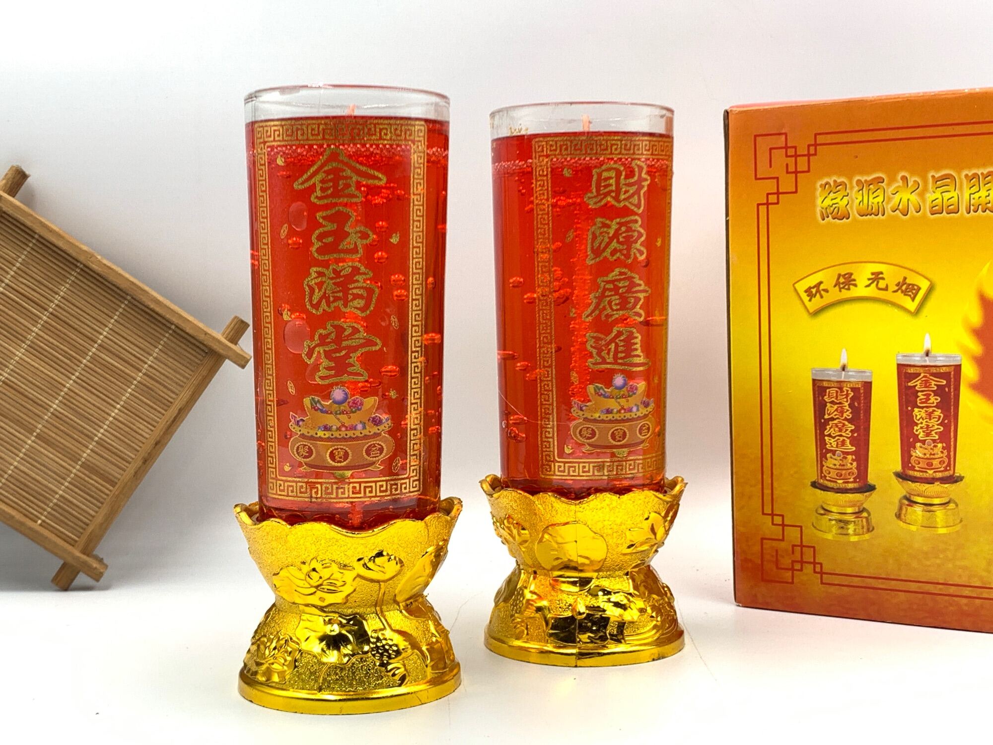 Feng Shui 205 Red Smokeless Gel Candle Lazada PH