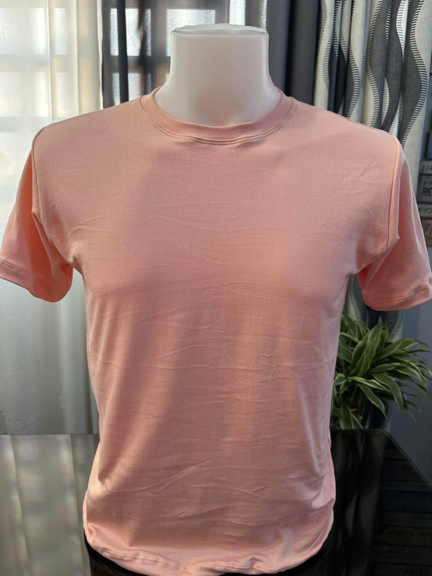 peach plain t shirt