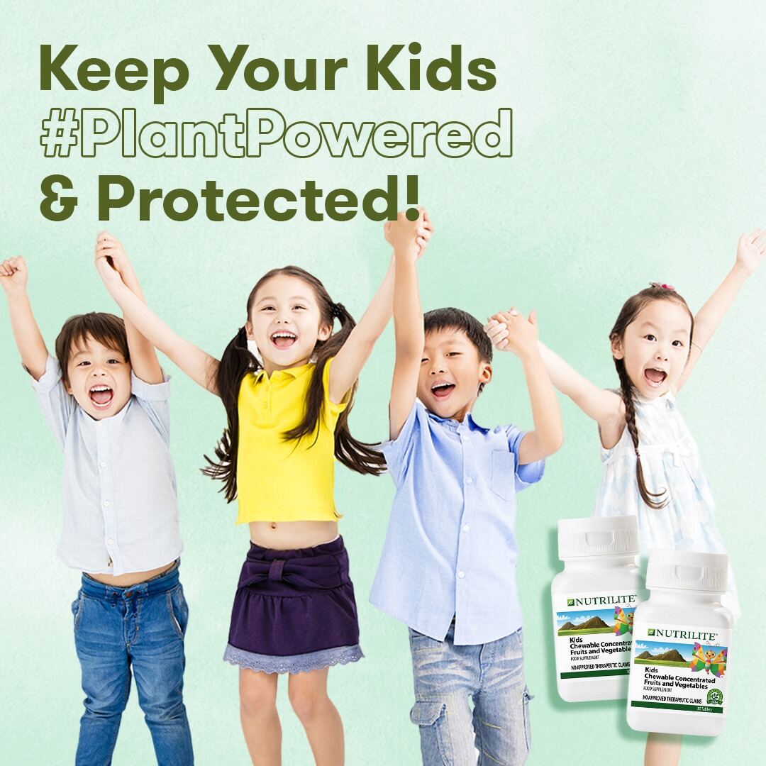AMWAY NUTRILITE KIDS VITAMINS AND MINERALS CHEWABLE. 