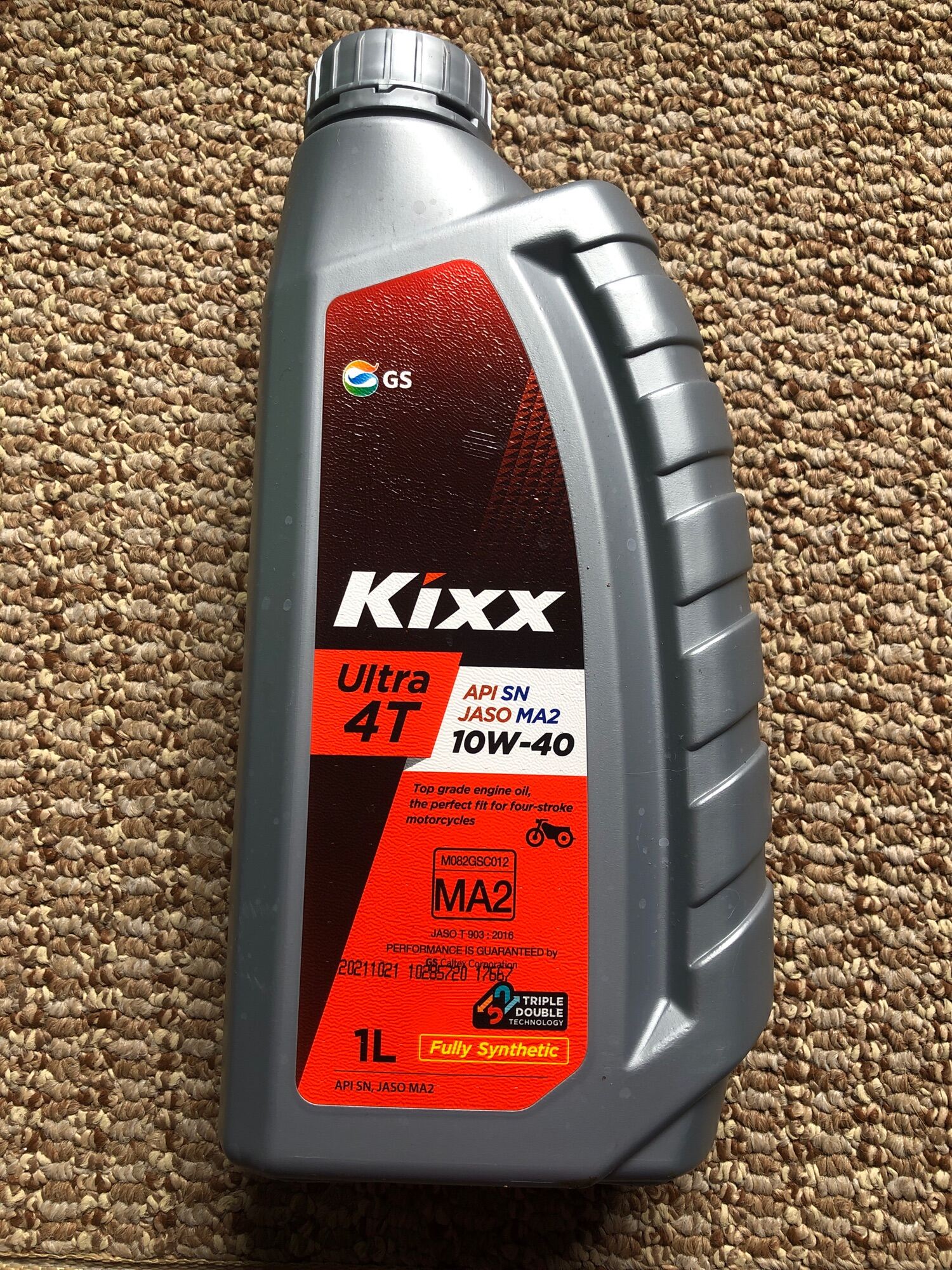 KIXX ULTRA 4T 10W-40 FULLY SYNTHETIC 1. LITER ( ORIGINAL ) MANUAL ...