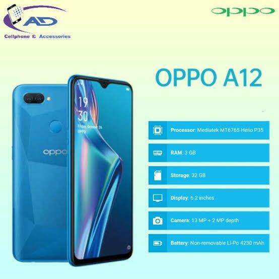 oppo a12 inches