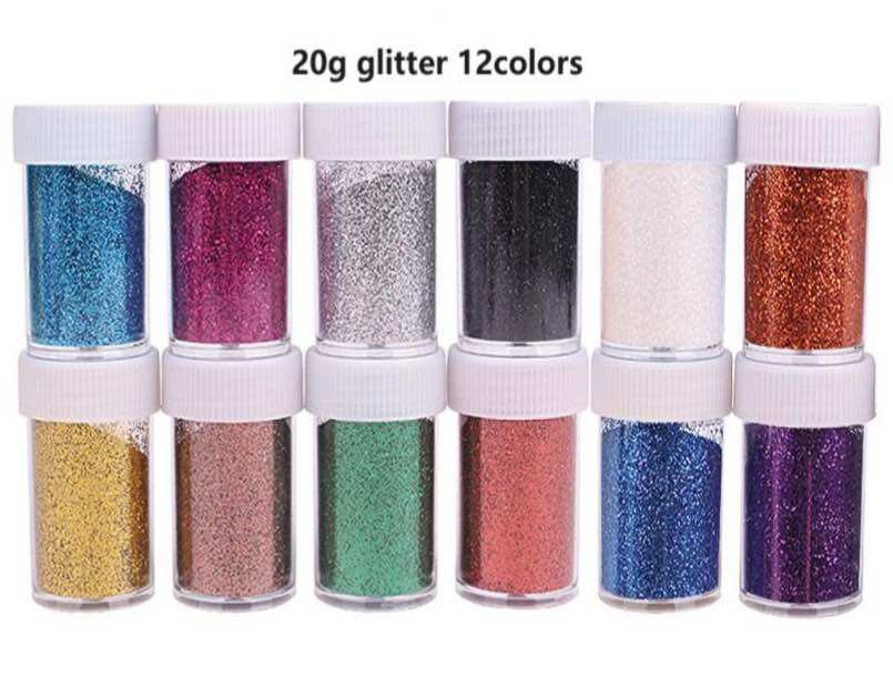 Glitters metallic 20 grams per pc ( 12 colors) sold per pc