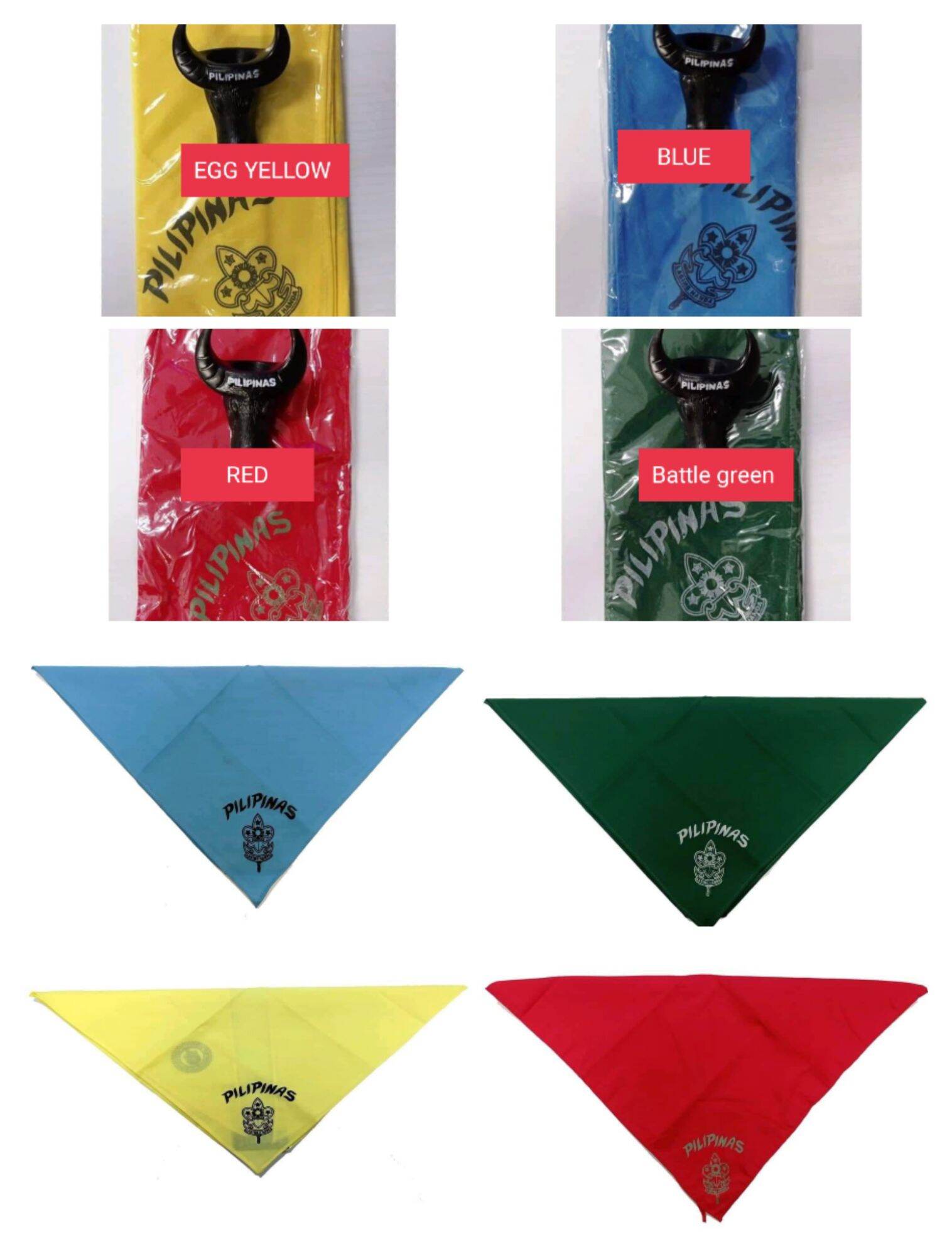 Neckerchief for boy and kid scout w/ carabao Lazada PH