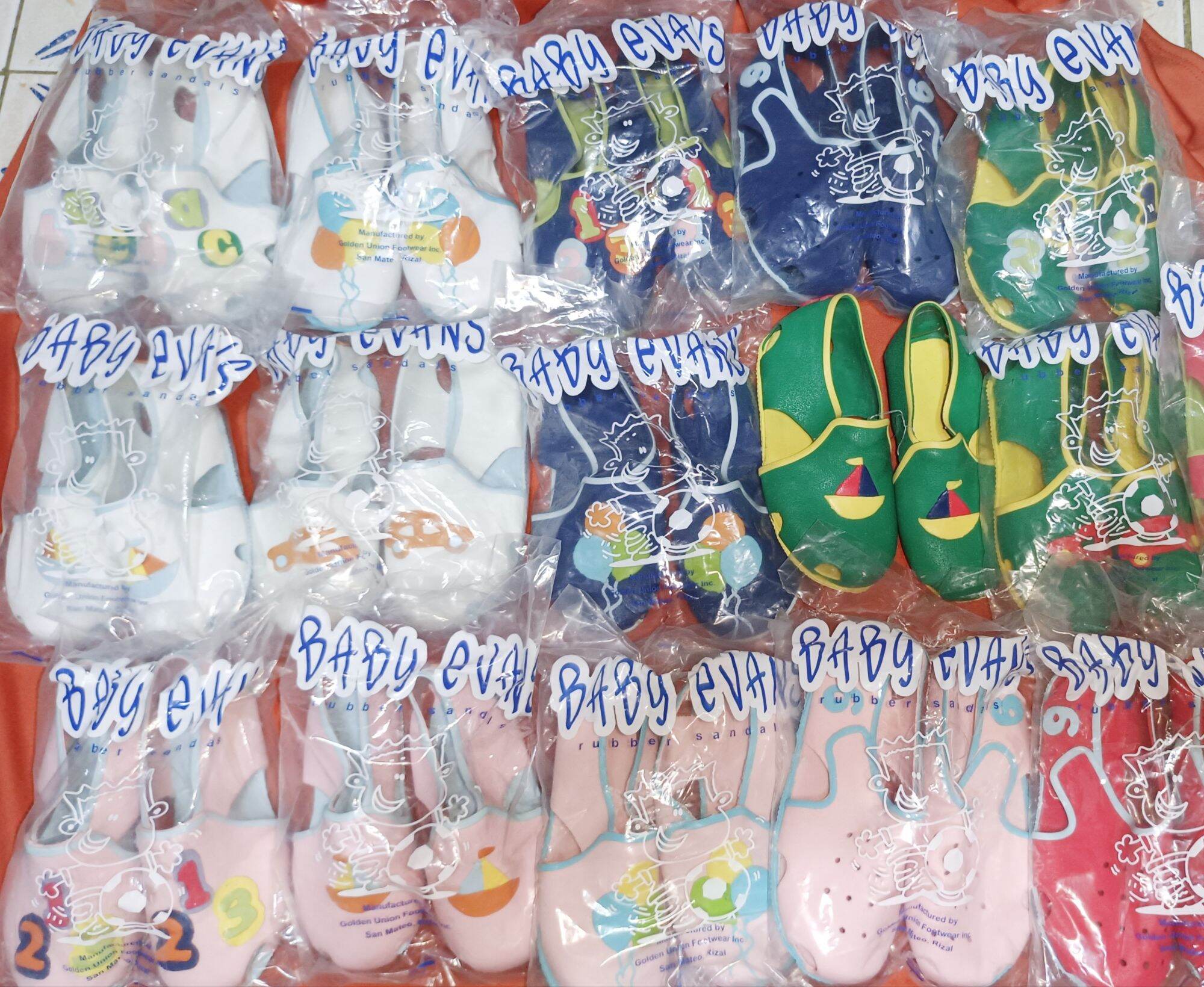 💯BABY EVANS ( baby walking rubber shoes) GOMA Lazada PH