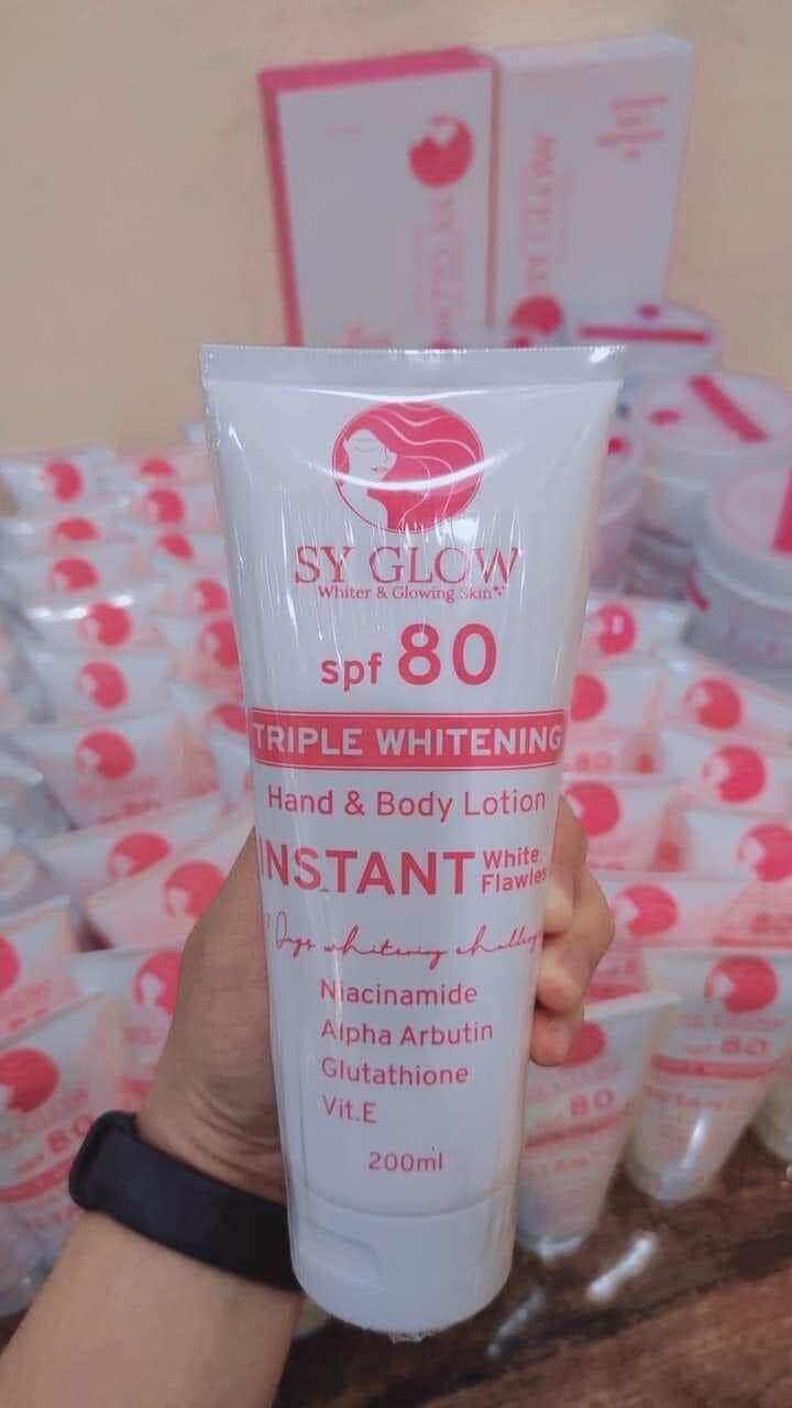 SY GLOW INSTANT WHITENING LOTION. 