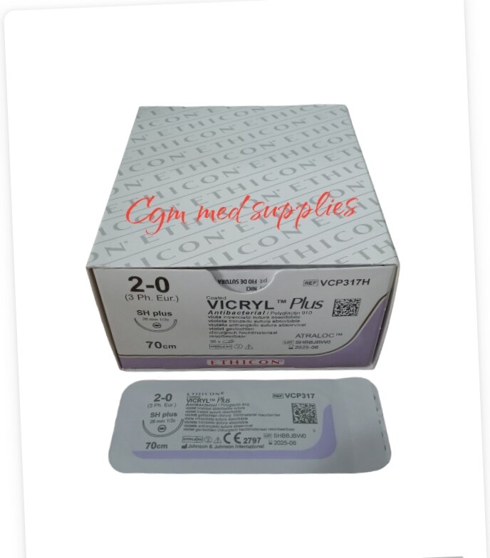 2-0 ROUND VICRYL SUTURES ABSORBABLE