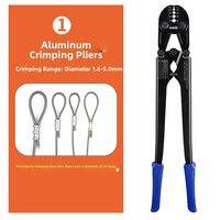 Iwiss | M5 Oval Aluminum Sleeve Crimping Pliers