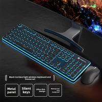 Microstep | Quiet Womens Office Typing Mechanical Feel Charging High Aesthetics Wireless Keyboard and Mouse Set