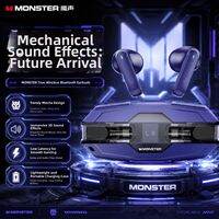 Monster | MQT52True Wireless Bluetooth Earphones High-Quality Sound Noise-Cancellation for Gaming and Sports