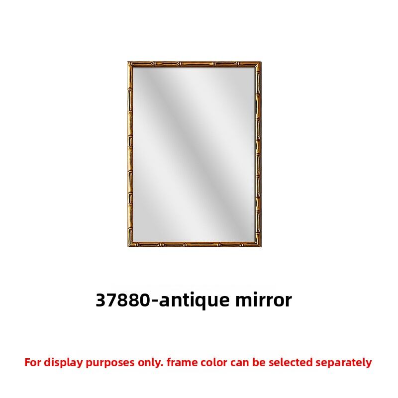 YASISHA | French Retro Wall Mirror Decor High-end Bamboo Style