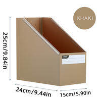A4 Size Student Foldable Desktop Book Sorting Storage Box Office Stationery for Various Functions