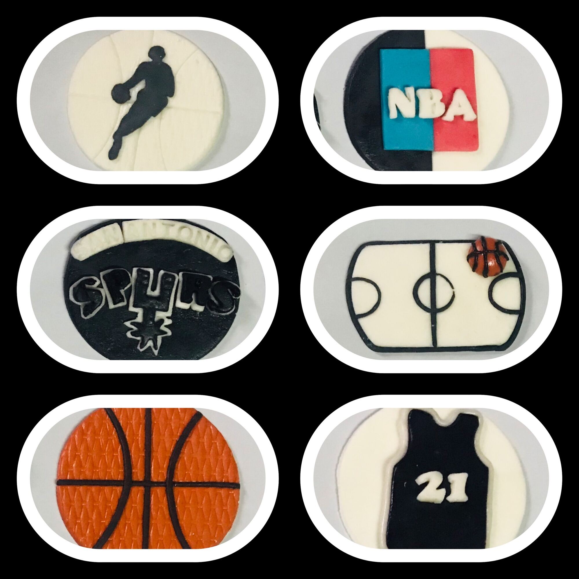Edible Cupcake toppers (Spurs) fondant 6 pcs Lazada PH