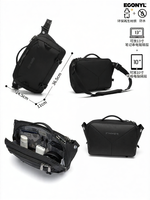 Pacsafe | Large Capacity Waterproof Anti-theft Sling Bag for Men 13 inch Laptop Crossbody Bag with Shockproof Design and Durable Material