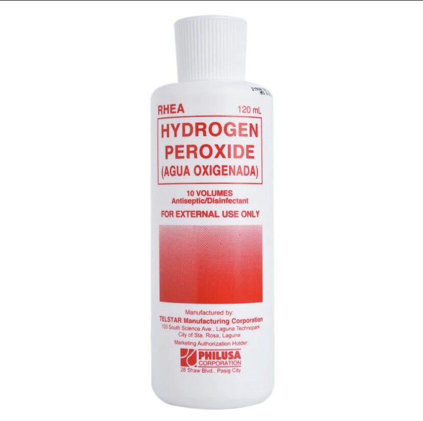 HYDROGEN PEROXIDE 120ml for Teeth Gums and Athlete’s Foot Disease