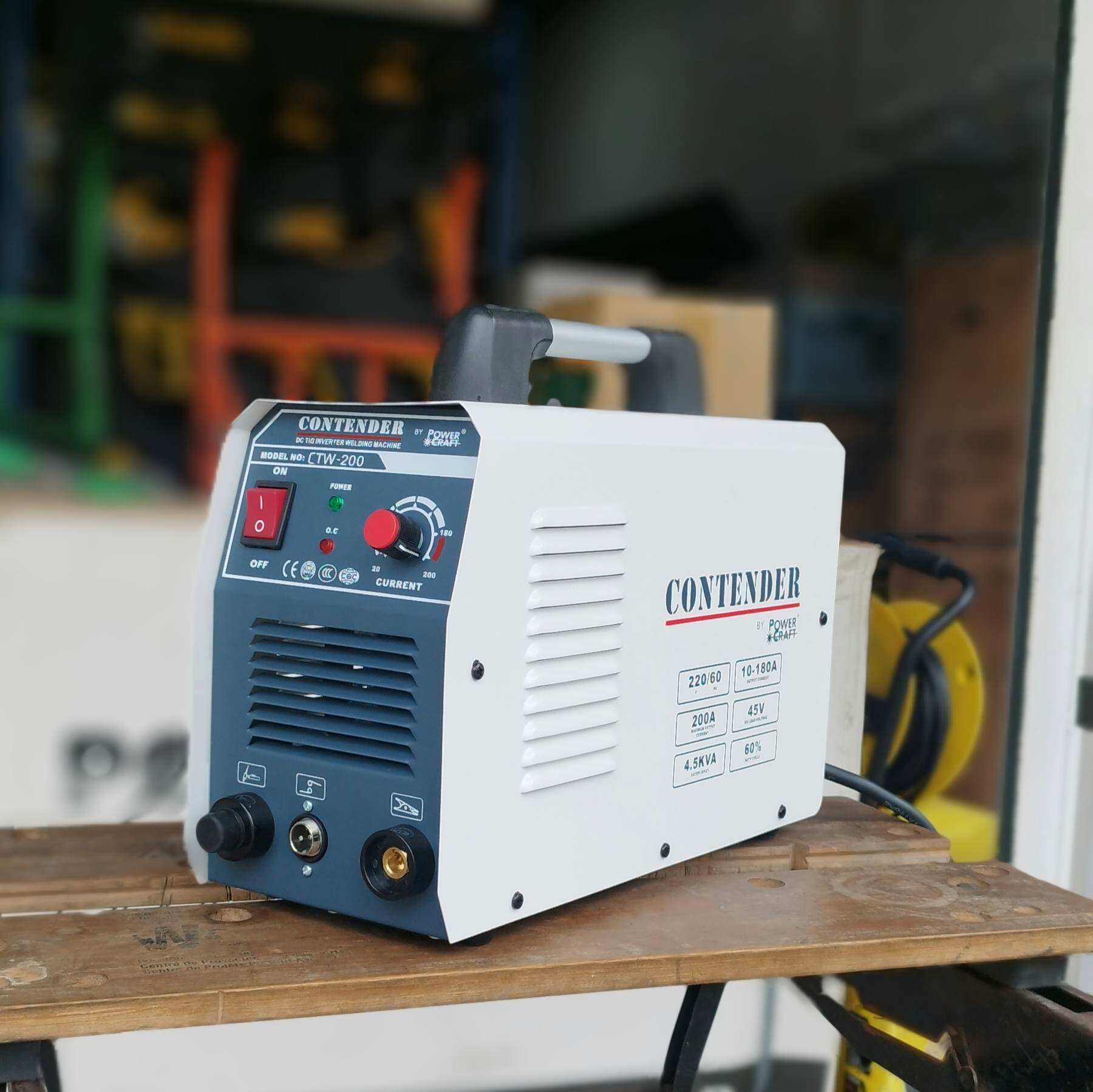 CONTENDER 200A TIG INVERTER WELDING MACHINE WITH ARGON REGULATOR (CTW