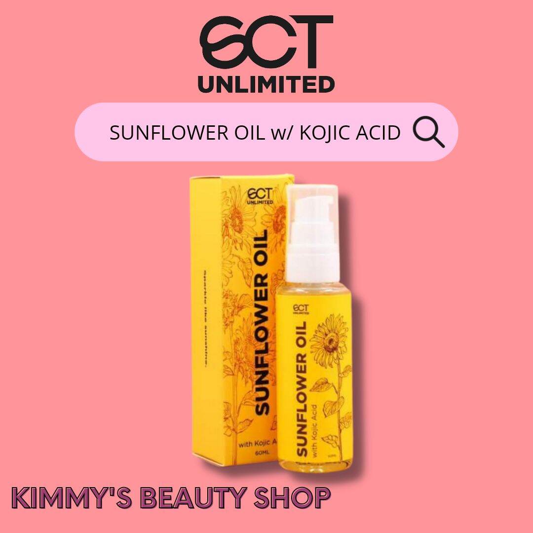SCT Unlimited Sunflower Oil with Kojic Acid with Freebie Lazada PH