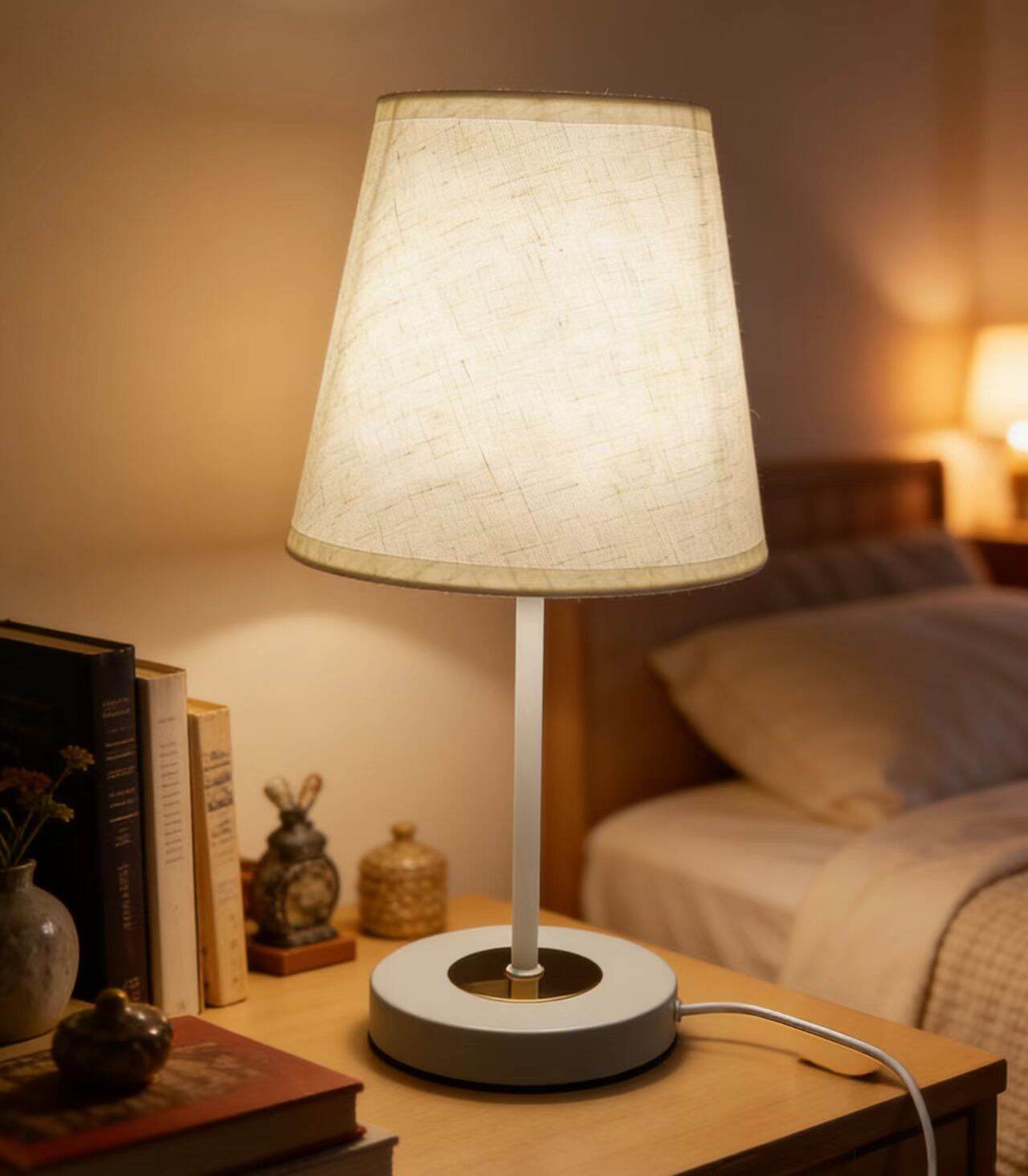 ZHUOLESHI | Creative Warm Nordic Bedside Table Lamp
