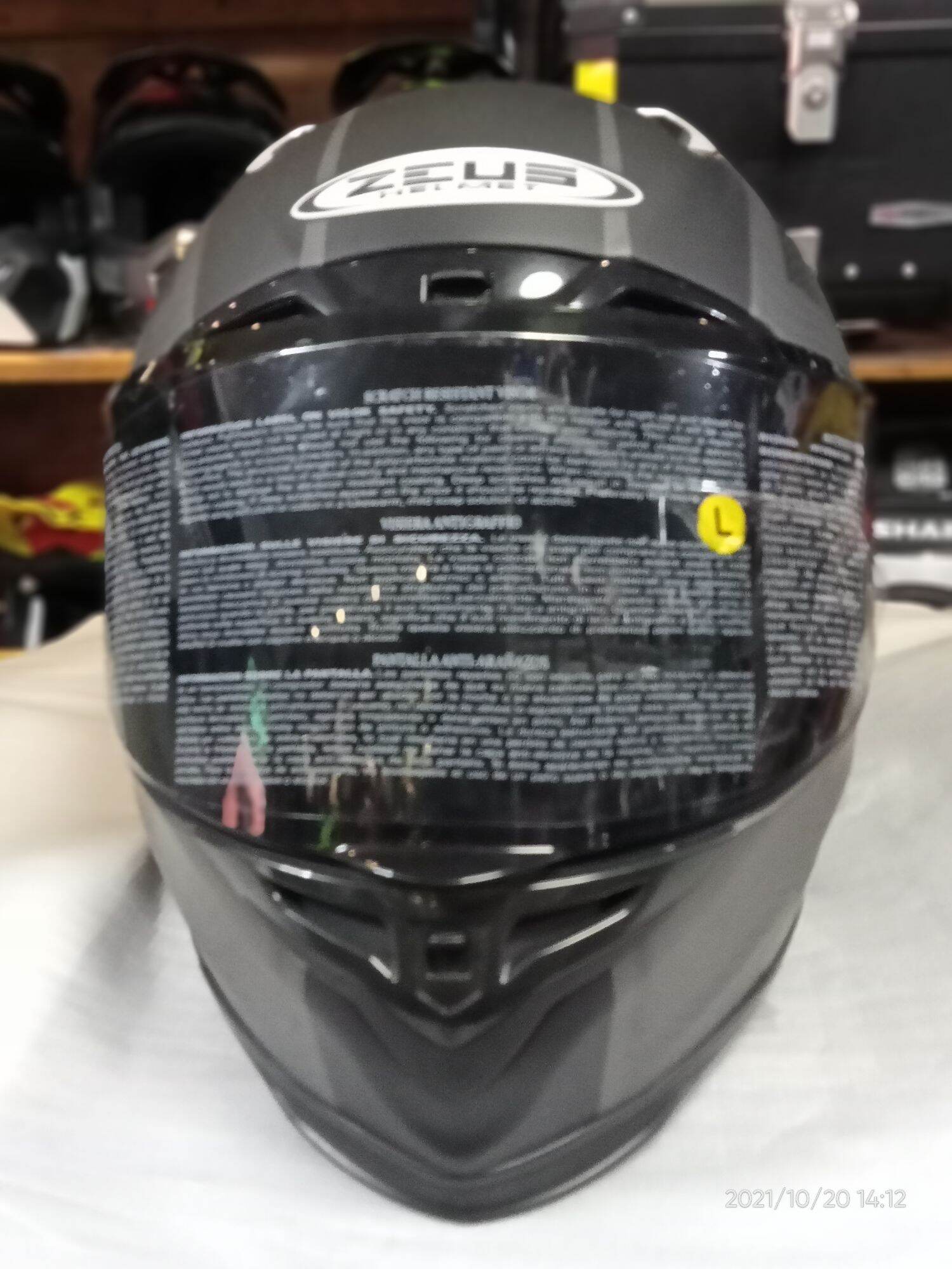 zeus full face double visor