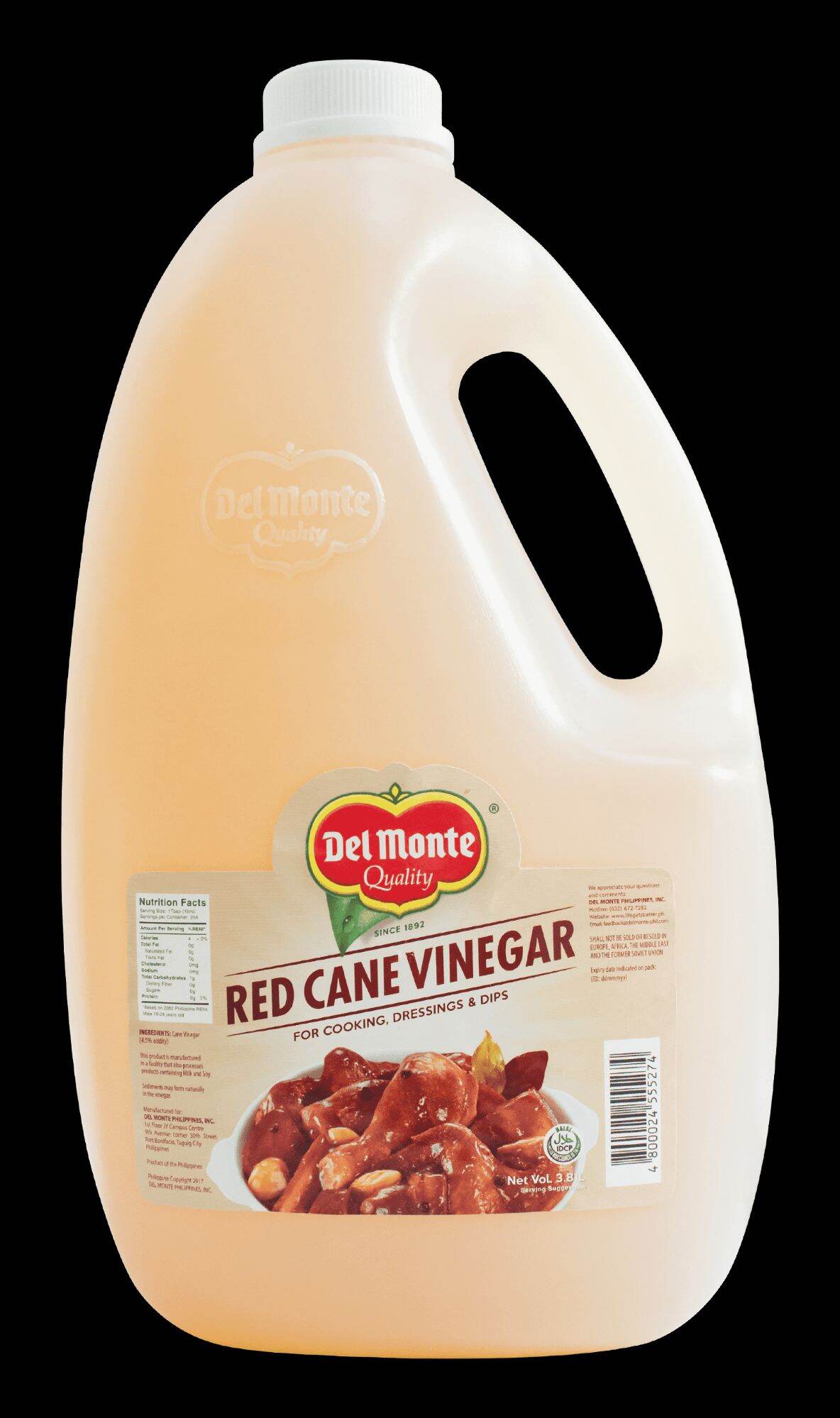 DEL MONTE RED CANE VINEGAR 3.8L Lazada PH