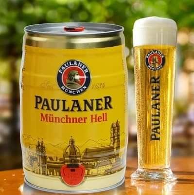Paulaner Münchner Hell Beer- 5L Draught Keg