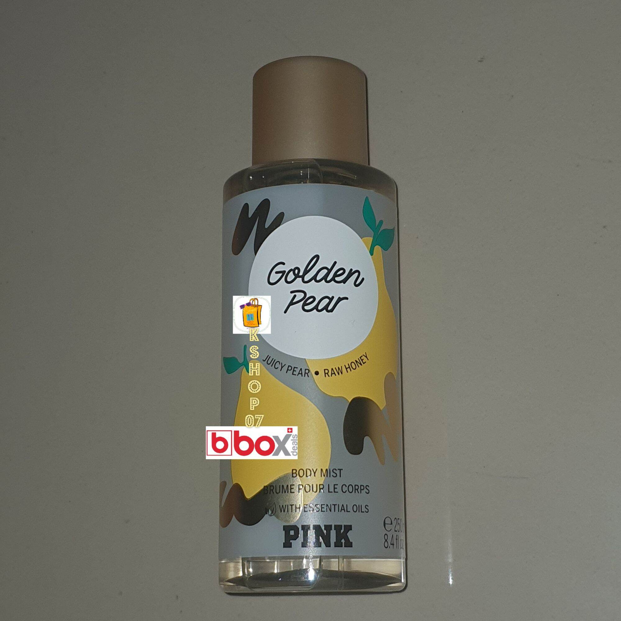 Victorias secret golden pear Juicy pear raw honey Mist Lotion On