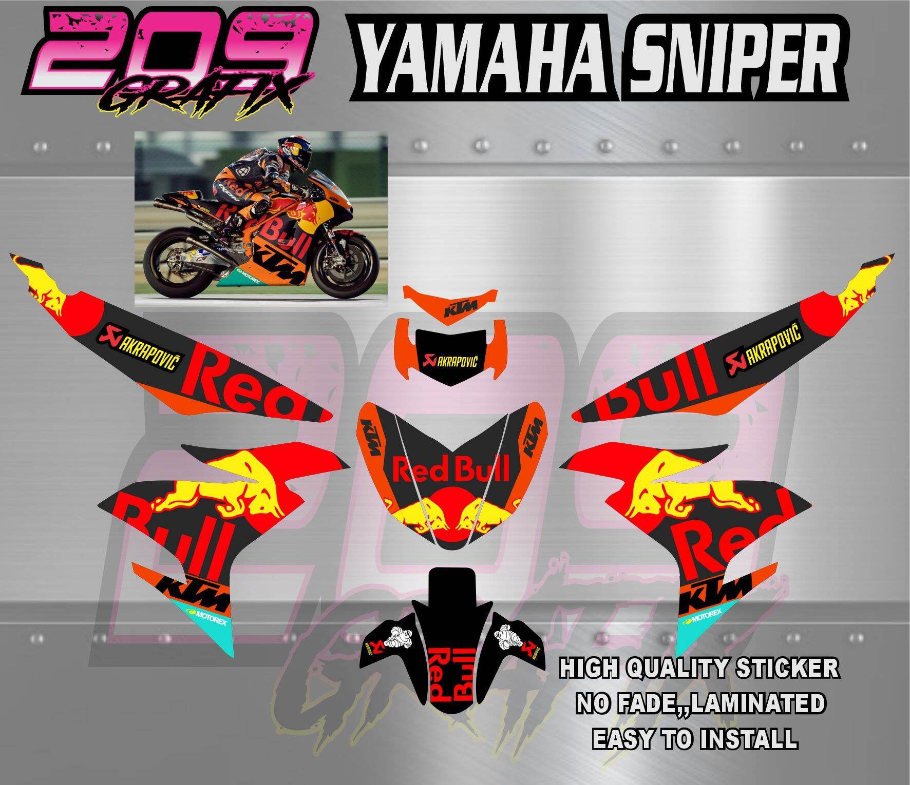 Yamaha sniper 150 full body decals | Lazada PH