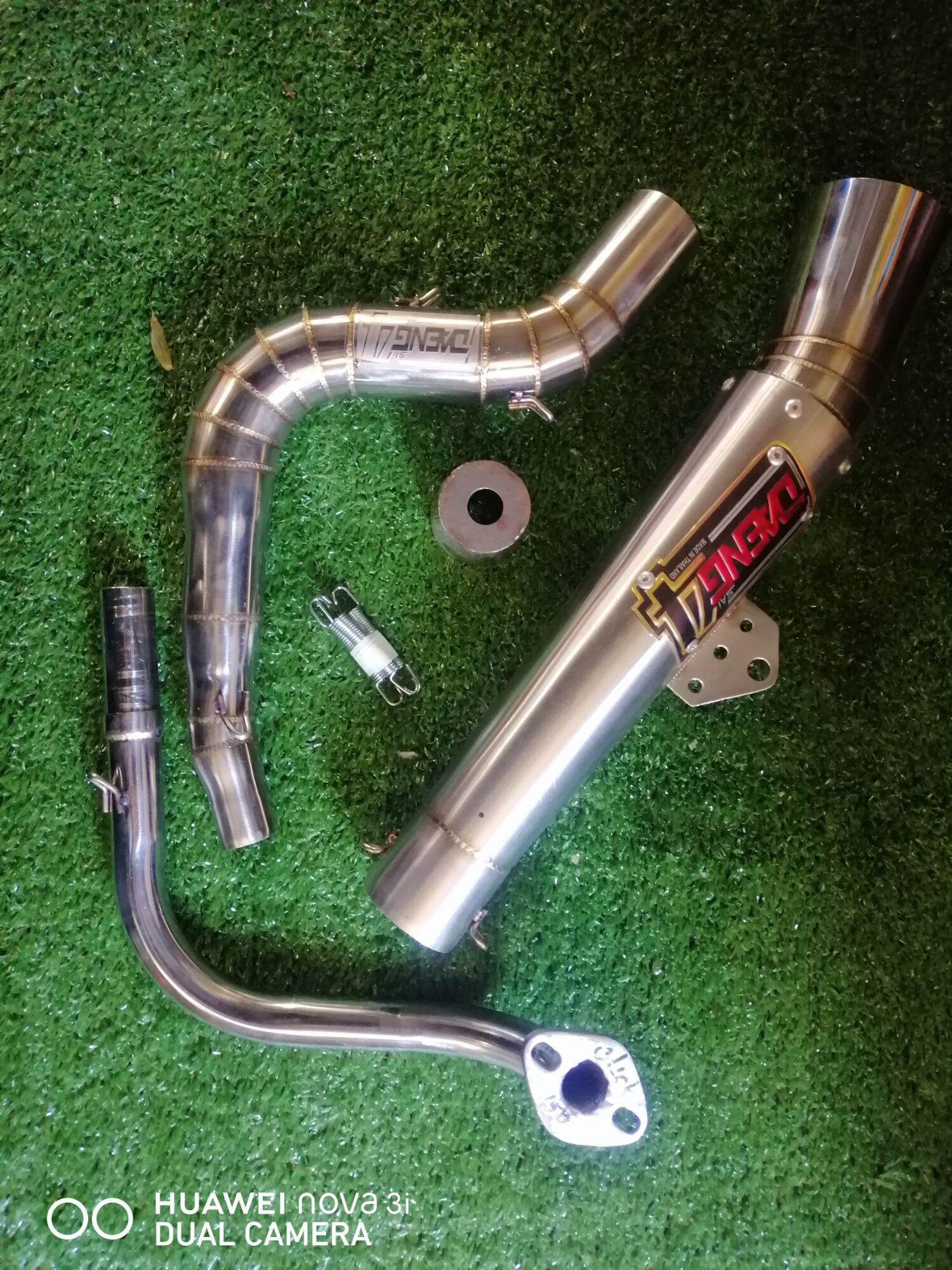 Skydrive 125 Daeng Sai 4 open pipe muffler Lazada PH