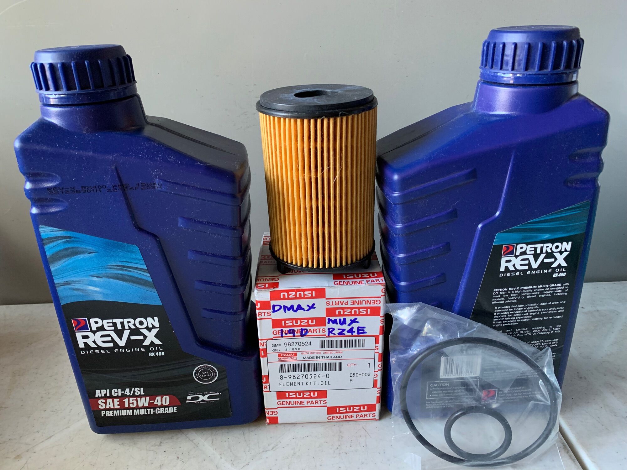 Isuzu Dmax Mux 2015UP RZ4E 1.9D 8982705240 (O586) Petron RevX