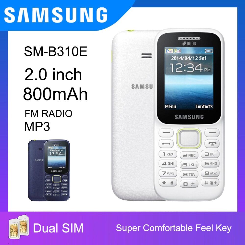 Original Samsung Keypad Phone SM - B310E Backup Phone SM-B310E Dual Sim  Basic Mobile phone | Lazada PH