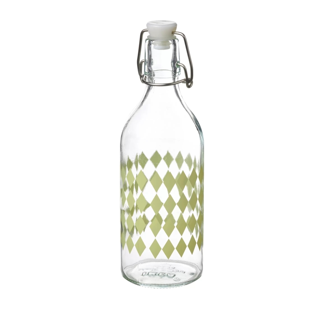KORKEN Bottle with stopper, clear glass, Volume: 17 oz - IKEA