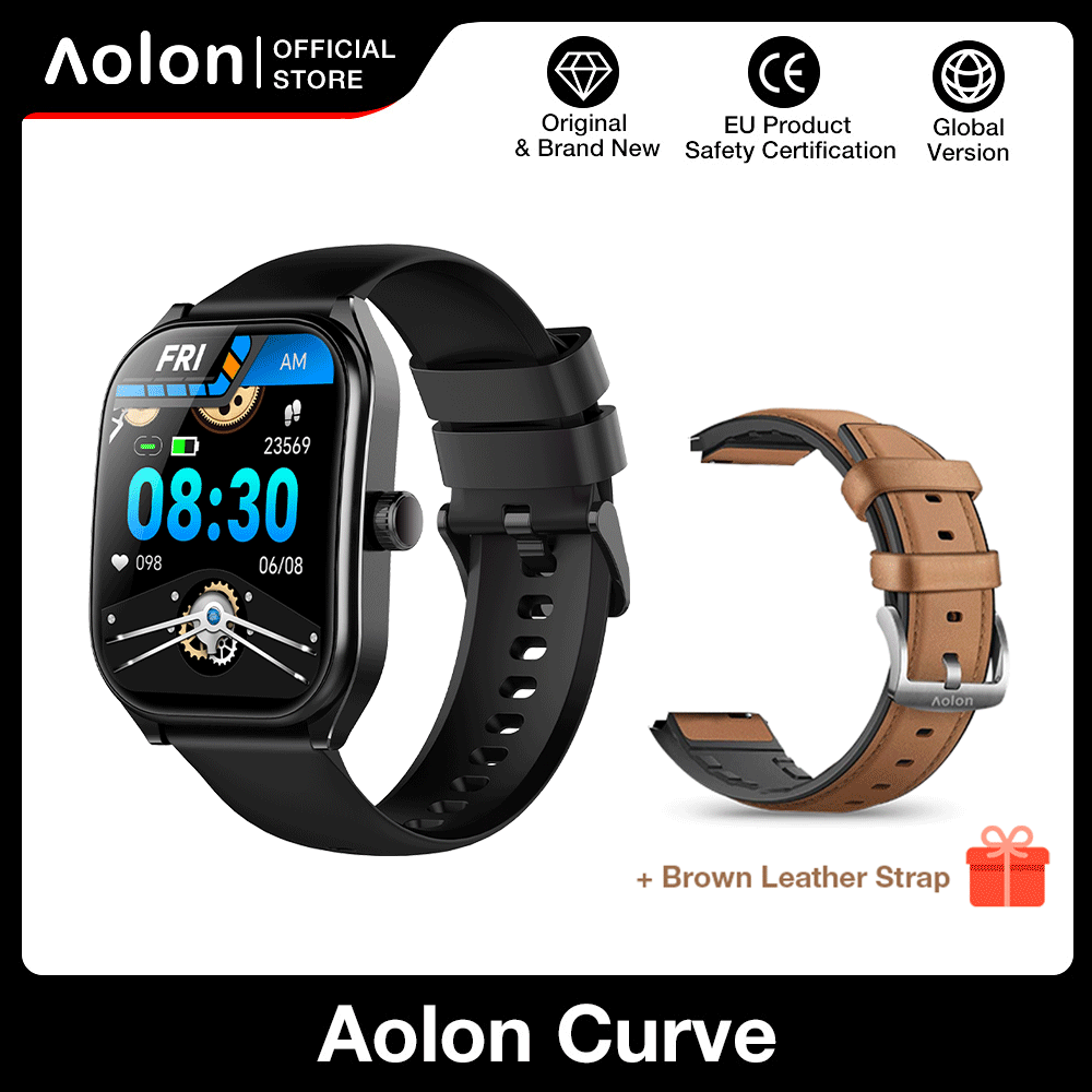 Aolon Curve smart watch for men IP68 waterproof Sports watch 2.01-inch ...