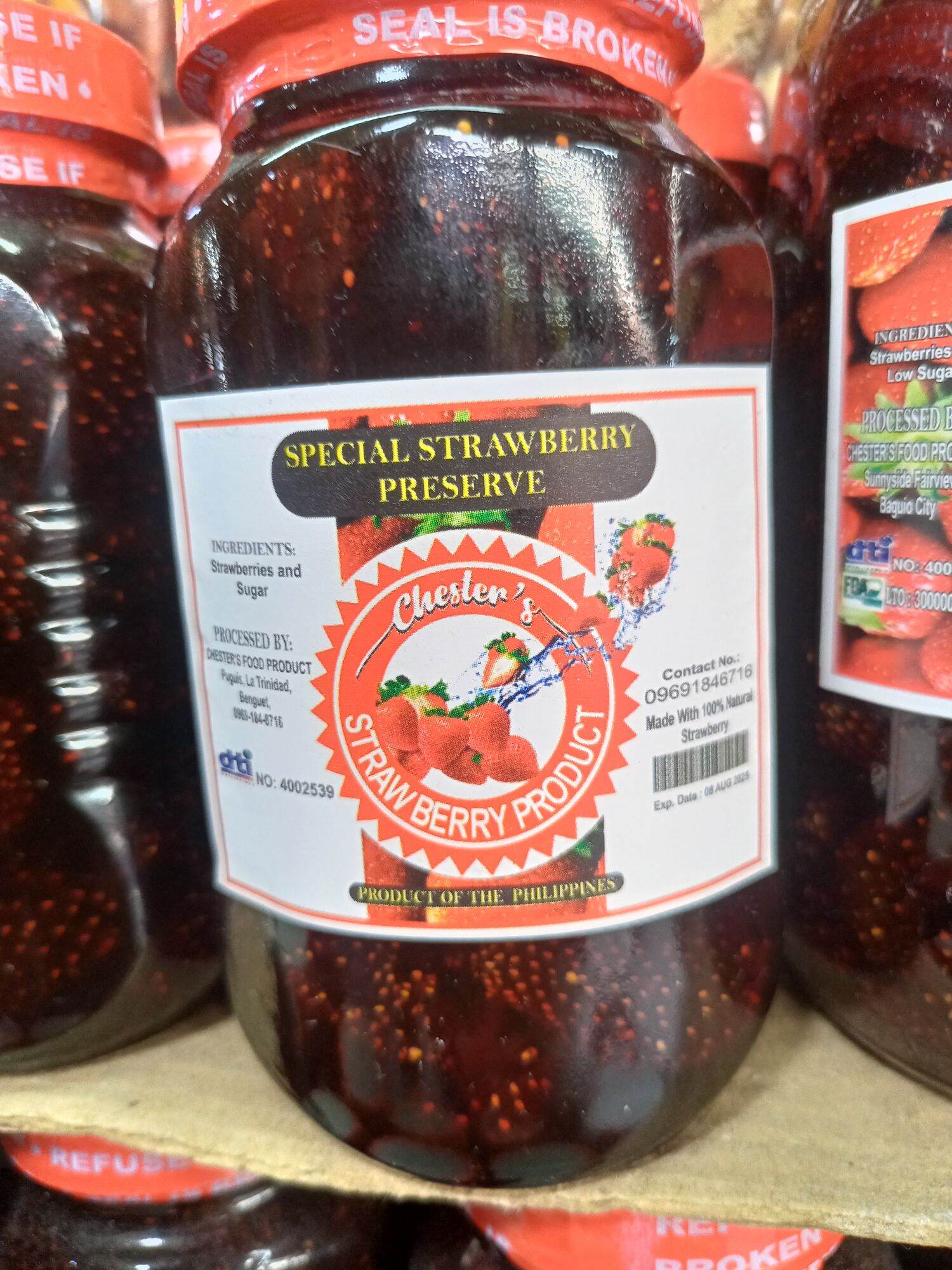 baguio product strawberry jam buo 350g Lazada PH