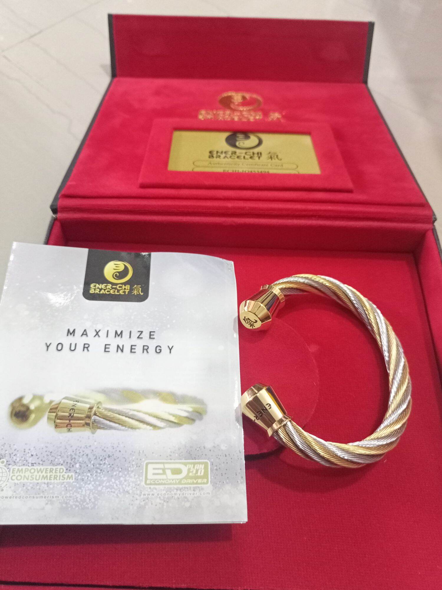 Enerchi Bracelet (Female/Male) 100 Original Lazada PH