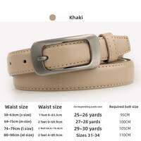 Kangaroo | Womens Kangaroo Leather Pin Buckle Belt Business Casual