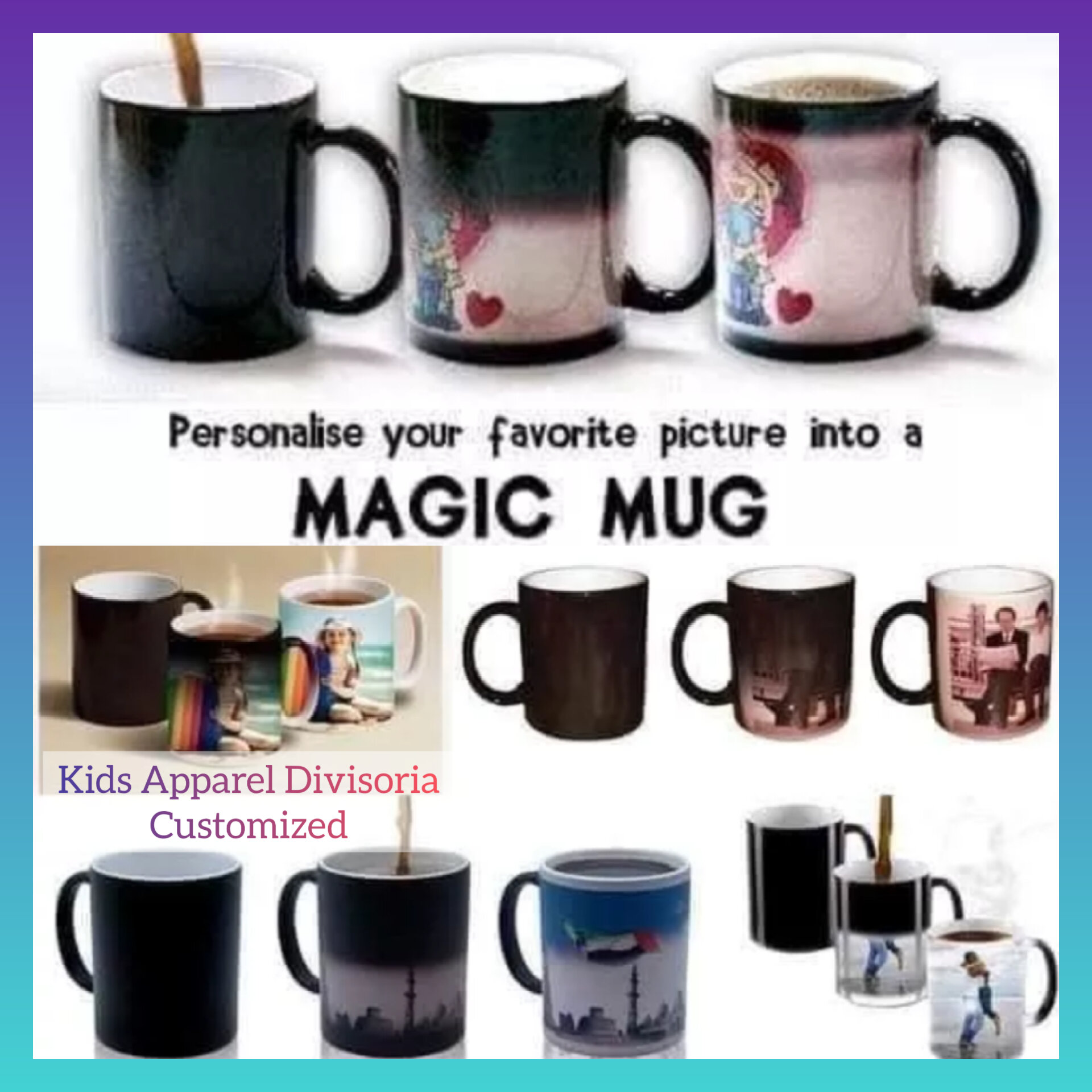 CUSTOMIZED MAGIC MUG (PM YOUR PREFER PRINT)  Lazada PH
