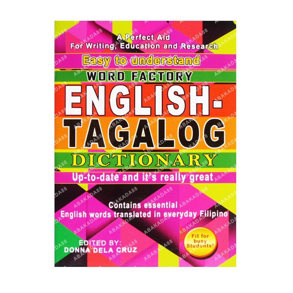 EnglishTagalog/EnglishFilipino Dictionary Lazada PH