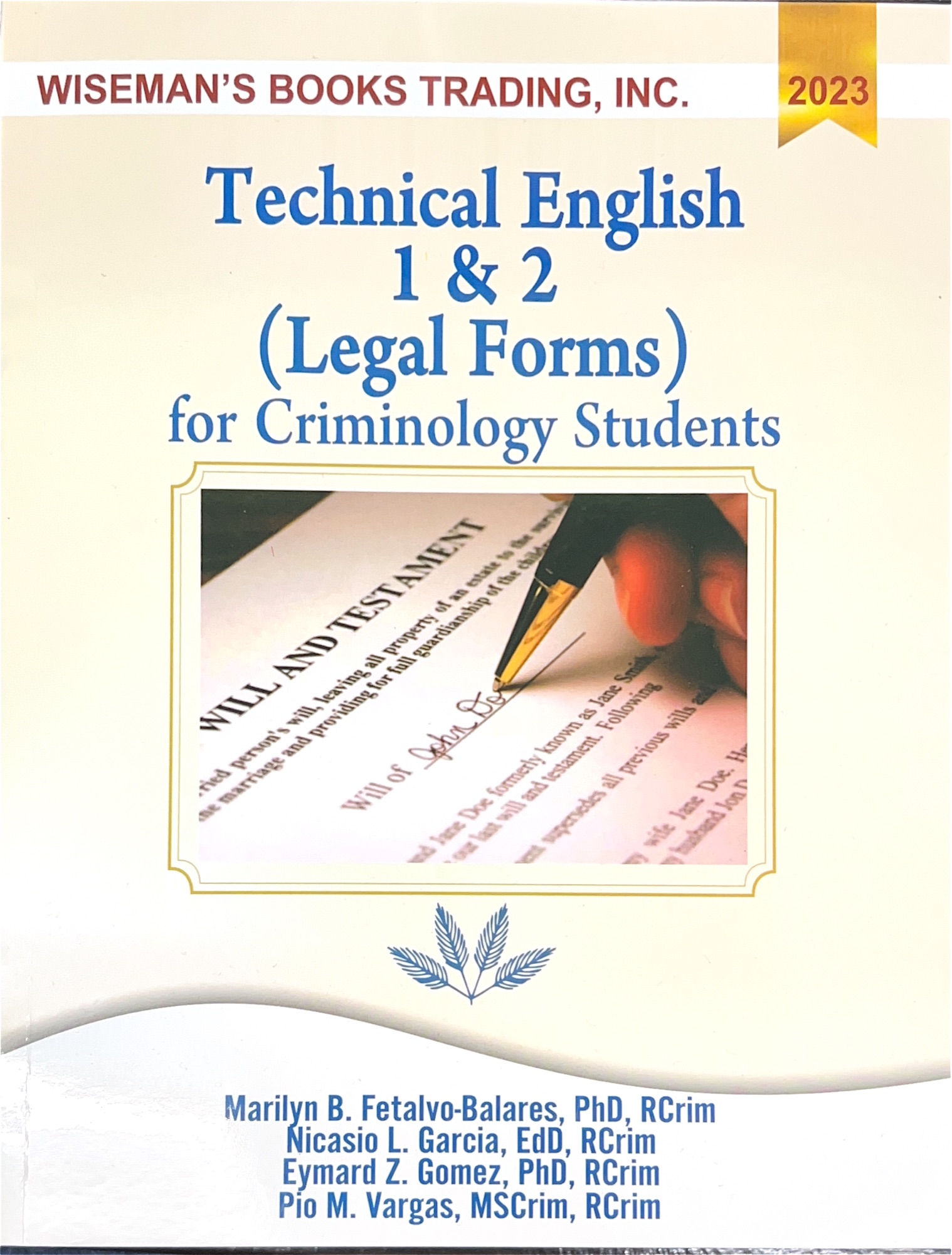 technical-english-1-2-legal-forms-for-criminology-students-lazada-ph