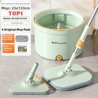 Homettler | Hands-Free Easy Clean Mop Wet and Dry Use