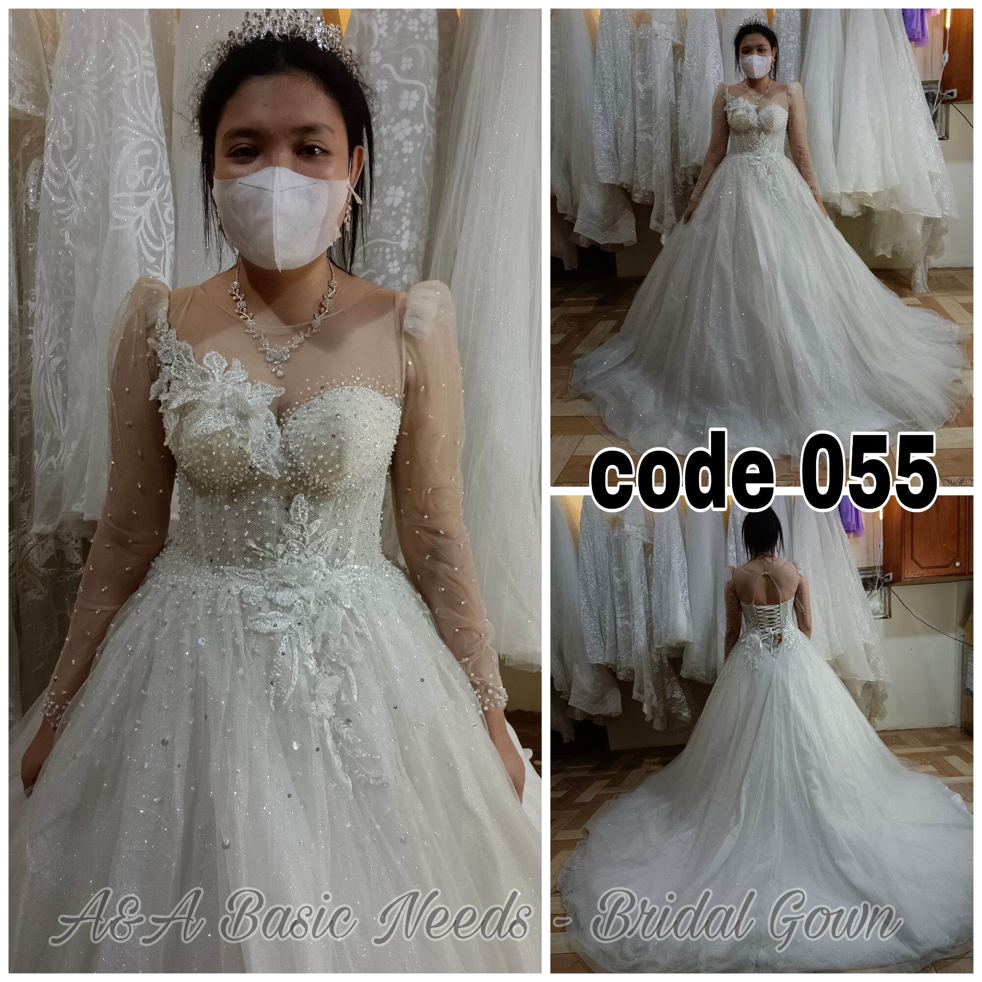 Code 055 Preloved Wedding Gown