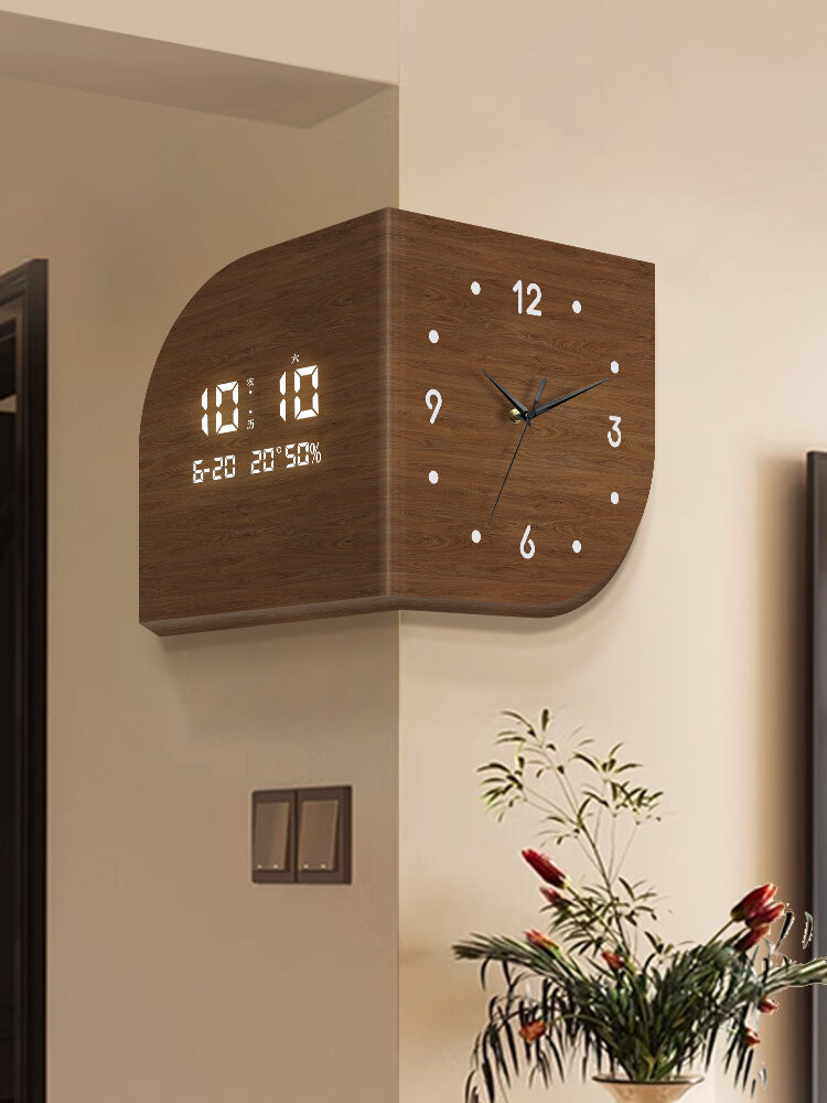 ARTPIONEER | Vintage Style Corner Digital Electronic Calendar Wall Clock - Brand ARTPIONEER Presyo 4,943 Piso*Libreng Shipping