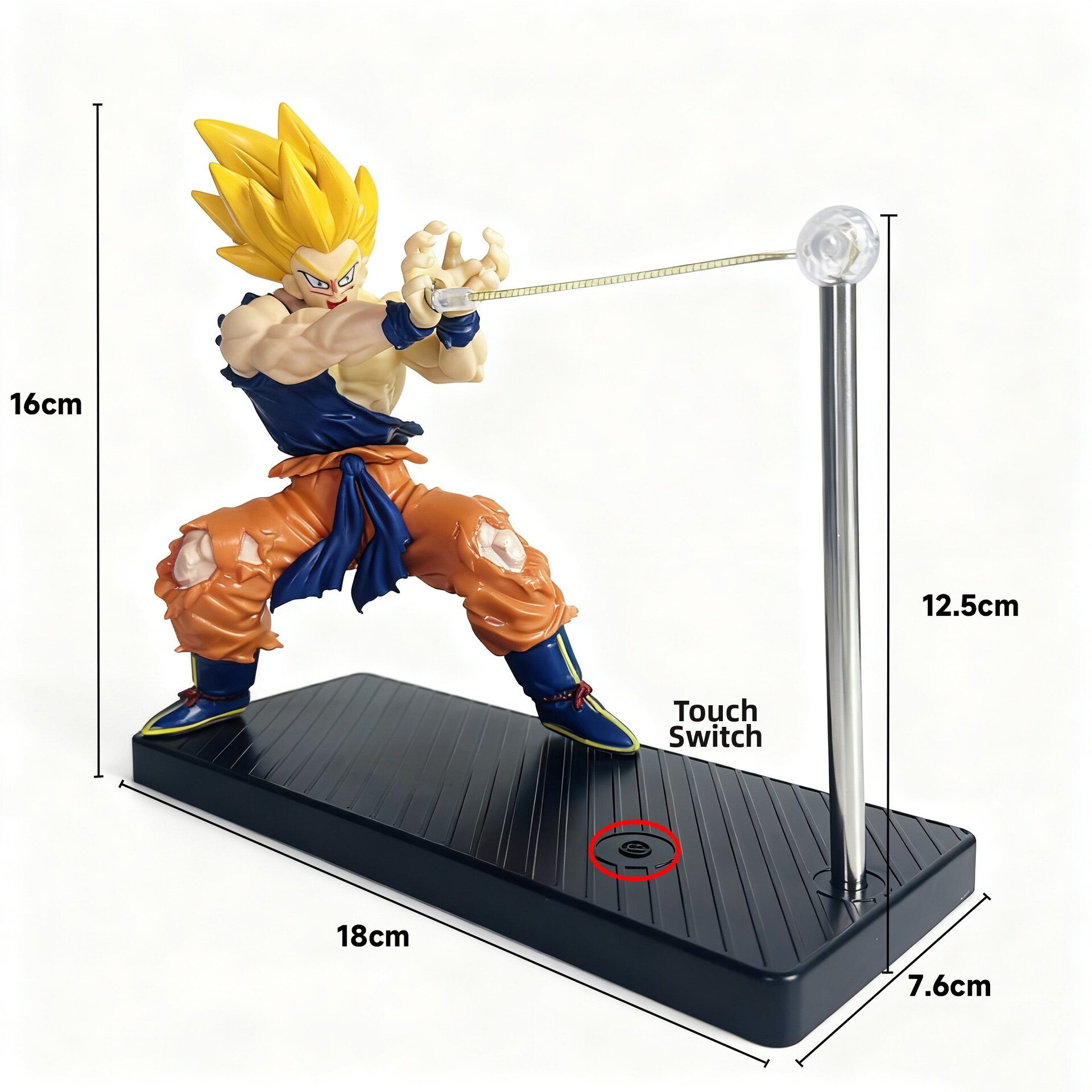 XINGNUO | Magnetic Levitation Goku Night Light Decor