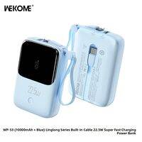 WEKOME | Portable Thin Fast Charging Power Bank with Type-C Cable