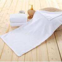 12pieces hand towel white plain Cannon cotton