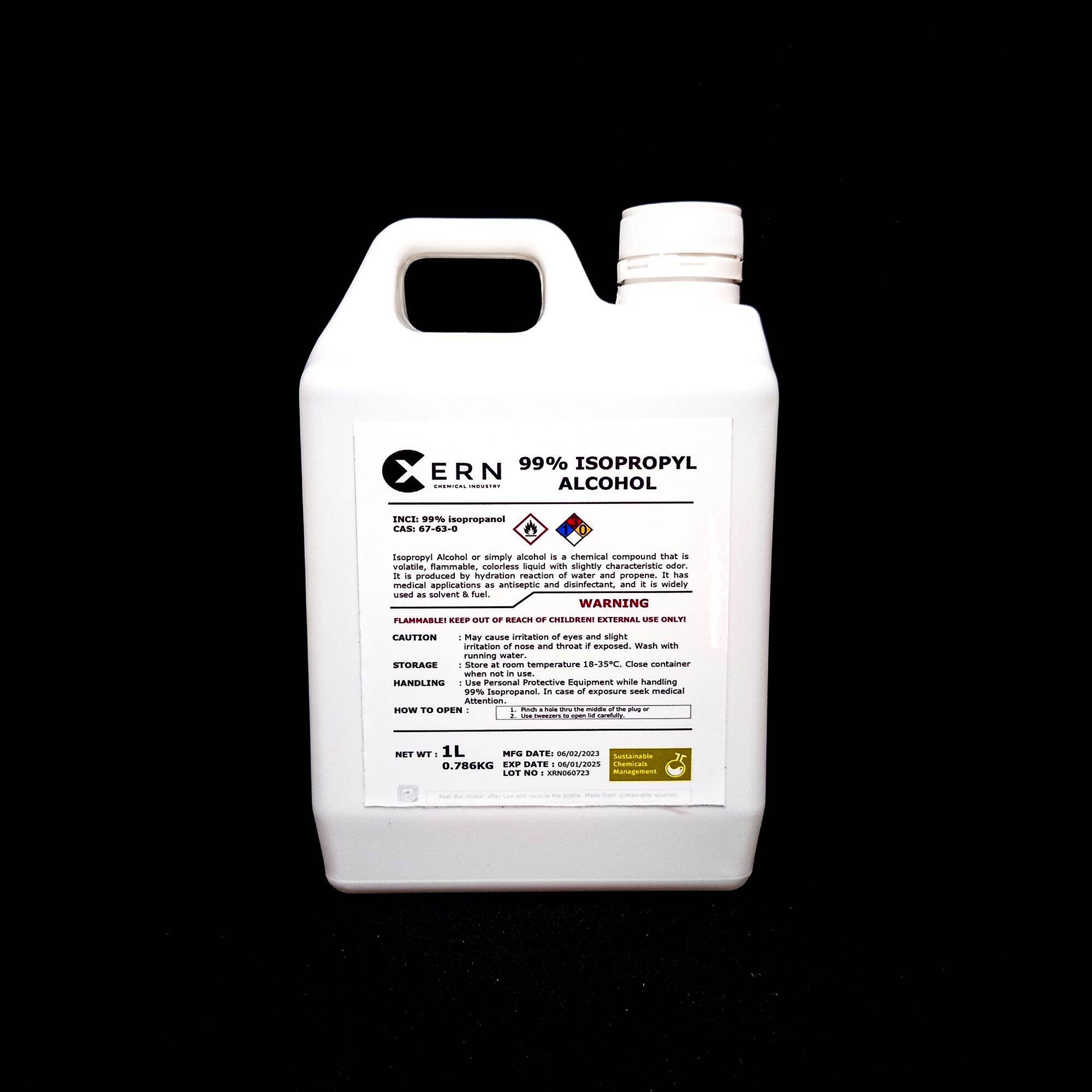 99 Pure Isopropyl Alcohol Ipa Industrial Solvent 1l Lazada Ph 8430