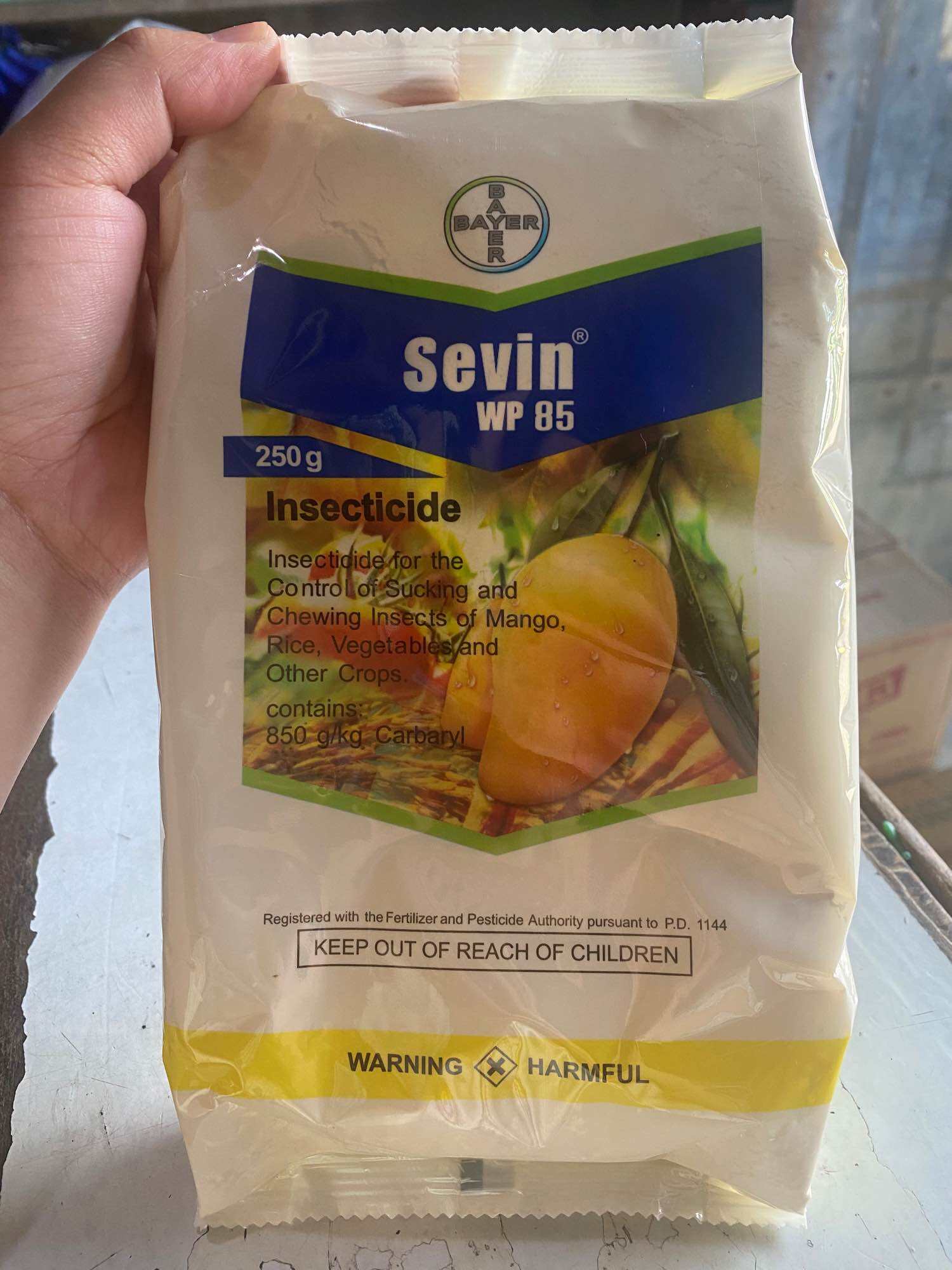 SEVIN WP 85 Insecticide  50g / 250g