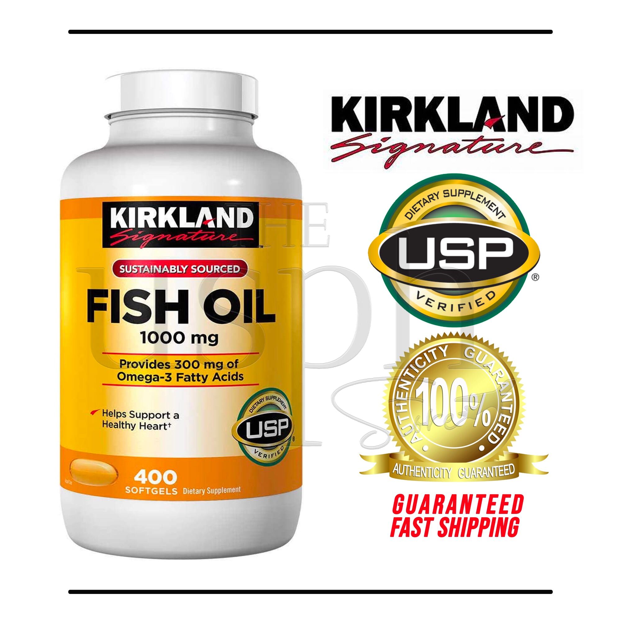 Kirkland Signature Omega Fish Oil 1000mg