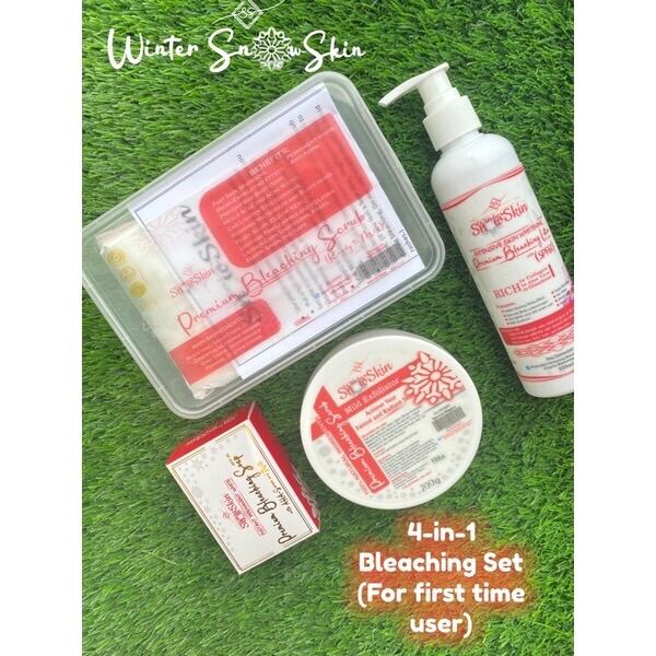 Winter Snow Skin 4in1 Bleaching Set Organic Skin Whitening