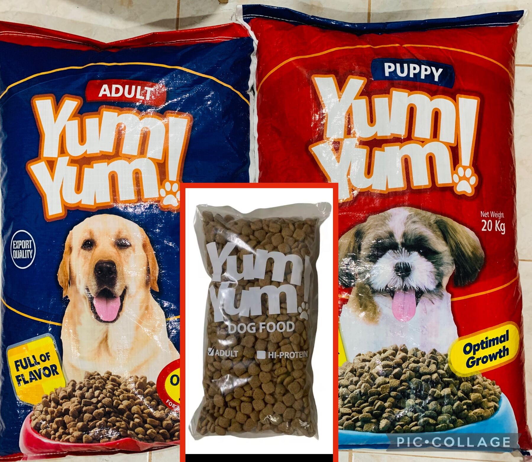 Yum Yum Dog Food for Puppy and Adult 1kl Repcked | Lazada PH