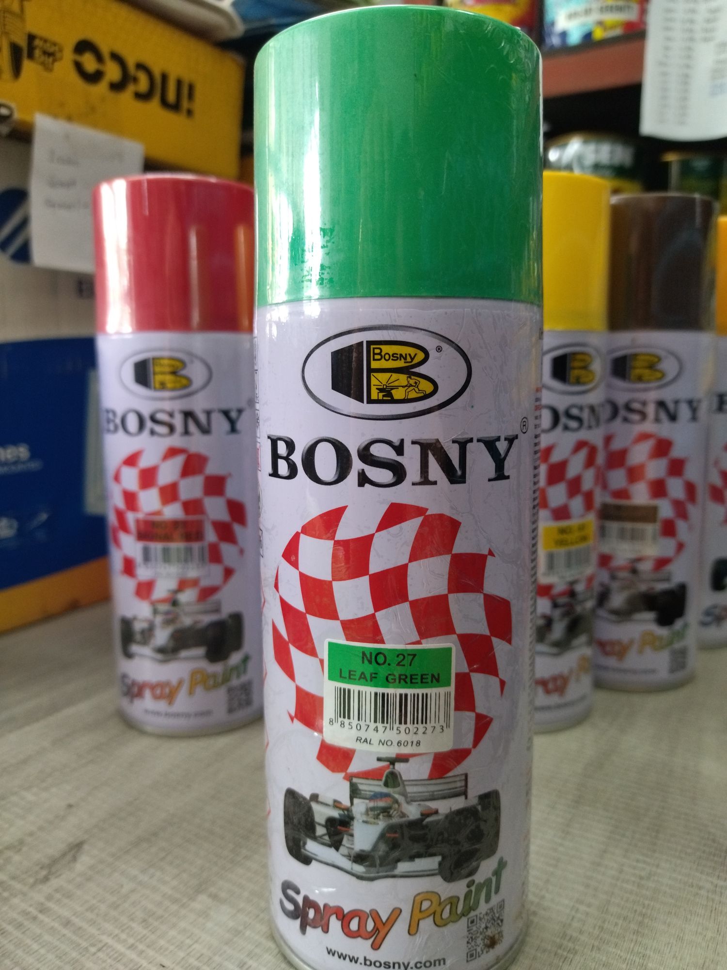 Bosny Spray Paint Leaf Green No27 Lazada Ph
